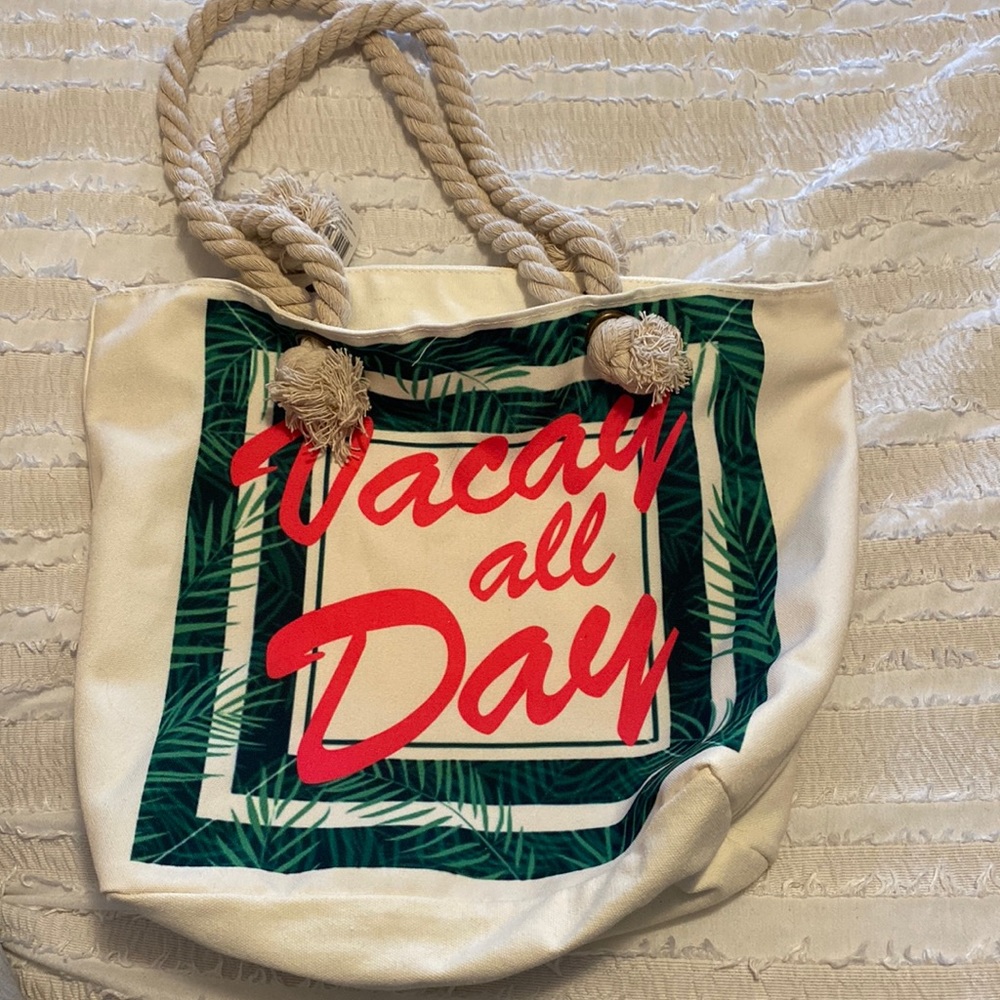 Canvas Beach Bag